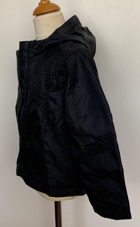 M&s čierna vetrovka s kapucňou (indigo), marks & spencer,116