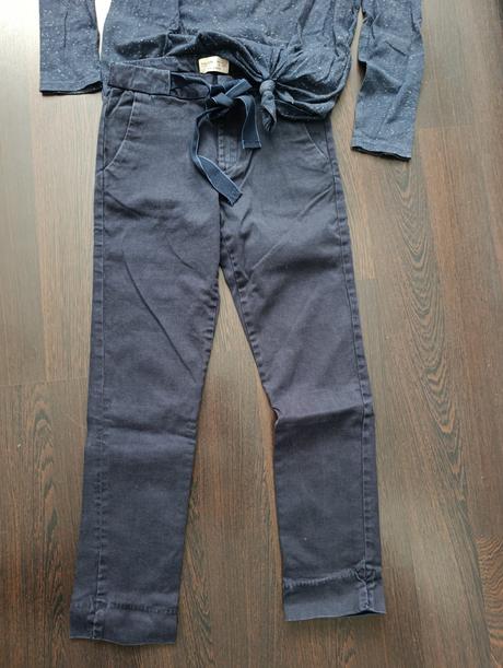 Dievčenský set nohavice a top, zara,152