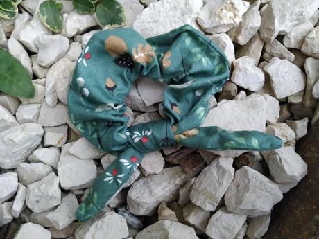 Jesenné schrunchie gumičky, 