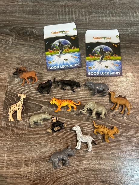 Safari ltd - sada postaviciek divoke zvierata,