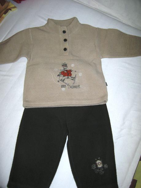 Nohavice s mikinou, kik,80