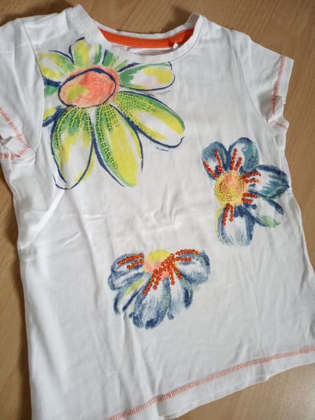 Tričko next s flitrami 2-3 roky, next,92