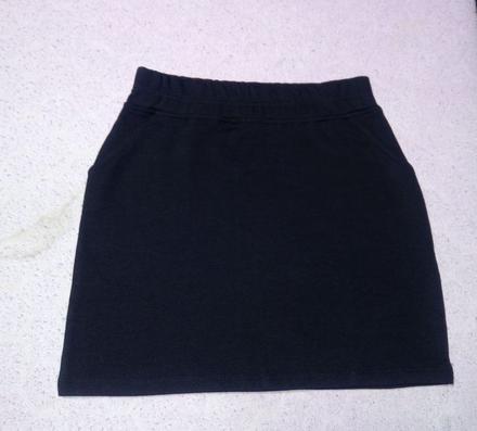 Čierna minisukňa, xs