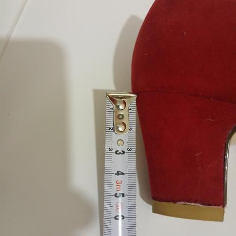 Červené semišové topánky, graceland,39