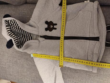 Zateplená bundička, mikinka na jeseň 12-18 mes, 74