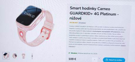 Carneo smart hodinky 4 g platinum ružové, 