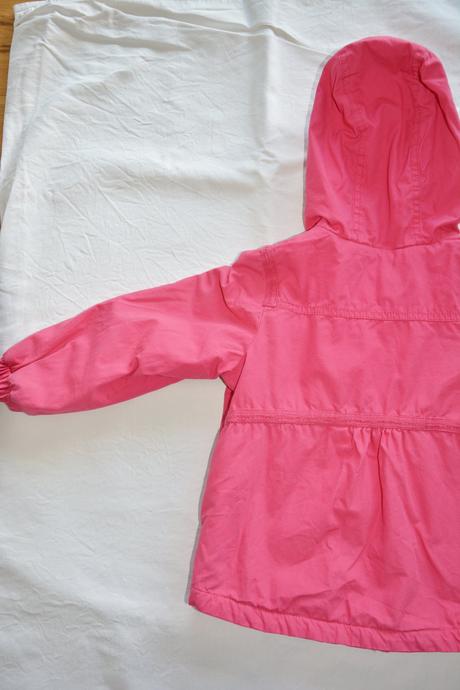 Jesenná bunda malinová s bodkami, reserved,98