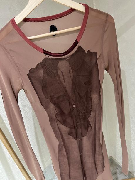 Hodvabny top nolita, xs