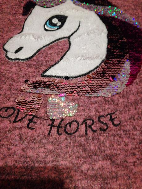 Mikina jednorožec 104/110, 110