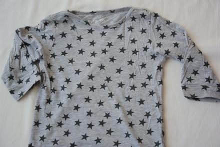 Hviezdičkové tričko na 3/4 rukáv, 128