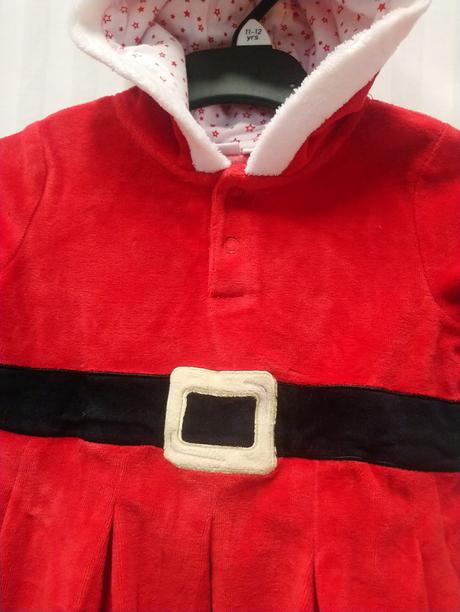 Vianočné šaty s kapucňou, twinnies, 74 cm, 74