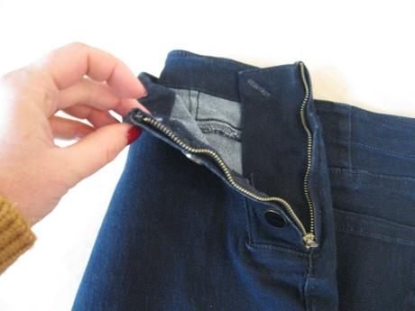 Dámska riflová sukňa, m, m