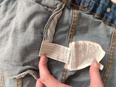 Dámska riflova bunda, pull&bear,m