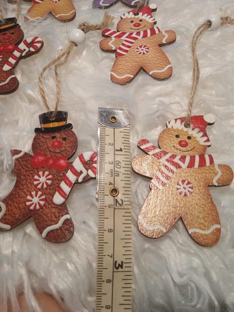 Perníčky ozdoby,drevo, 