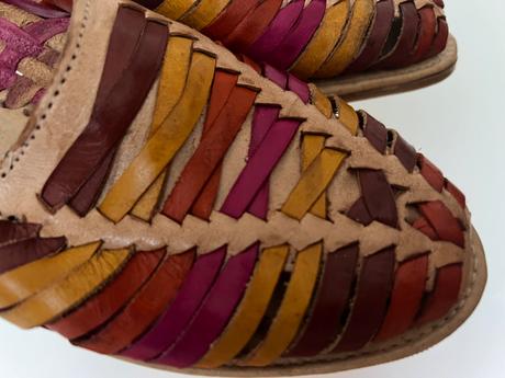 Kozene boho etno hippie kozene z mexika topanky ba, 36