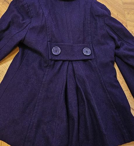 Flaušový krátky kabát, h&m,34