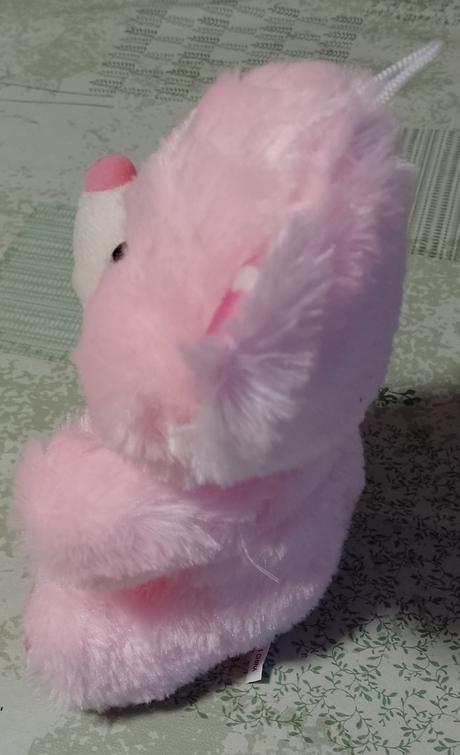 Plyšový ružový medveď, 26 cm, 