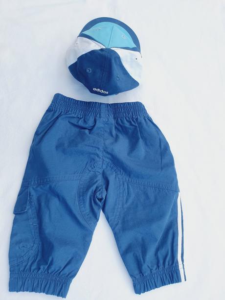 Adidas nohavice s čiapkou 3-6m, adidas,62