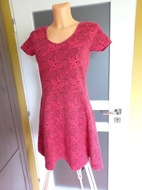 Kvetované mini šaty, topshop,40