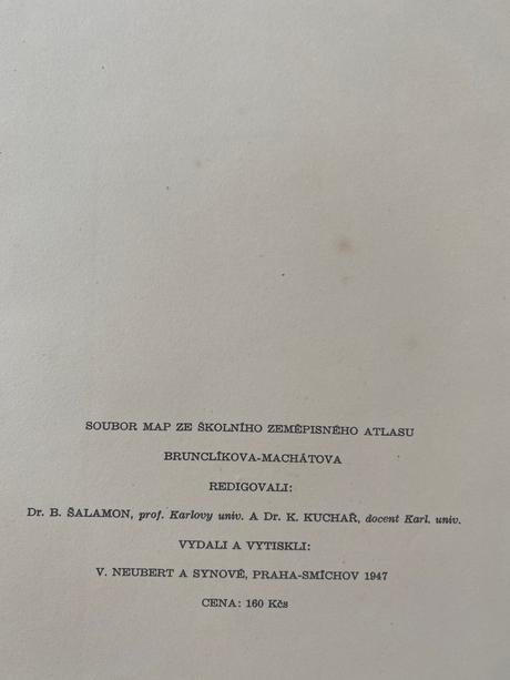 Stará prekrásna kniha soubor map 1946,,