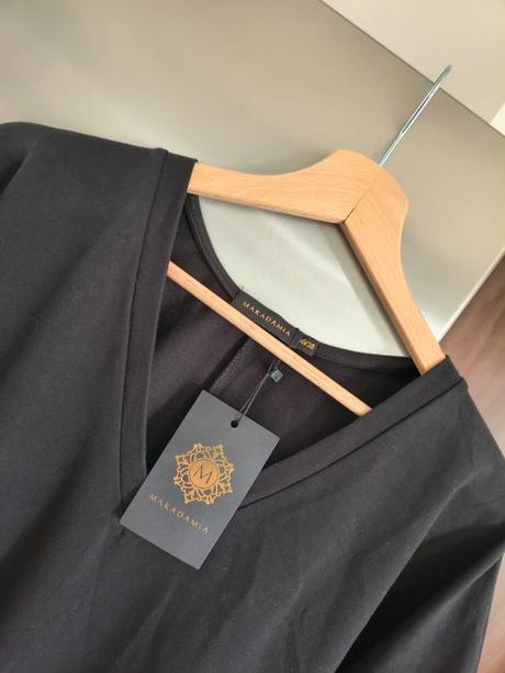 Makadamia bavlnené teplákové šaty s vreckami s-m, m