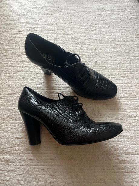 Lakované kožené topánky baldaccini, 36