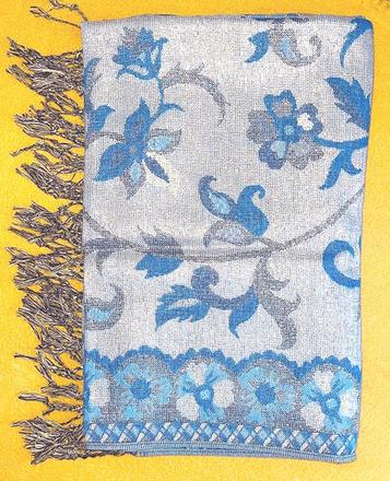 Xxl šál s orientálnym vzorom,