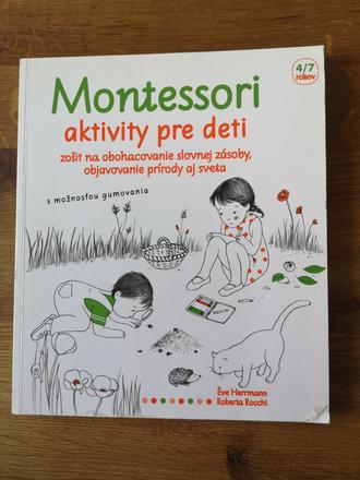 Kniha montessori aktivity pre deti 4-7r, 