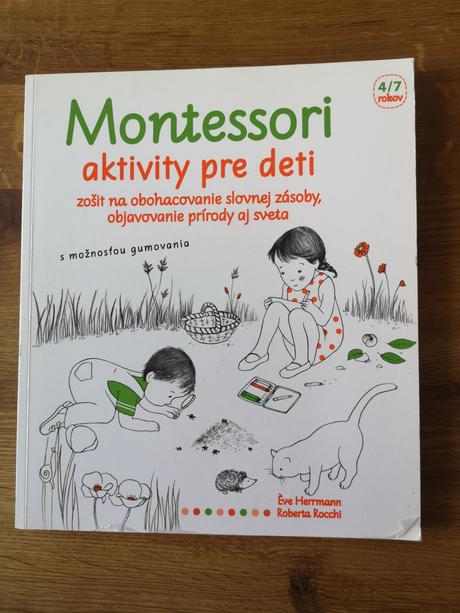 Kniha montessori aktivity pre deti 4-7r, 