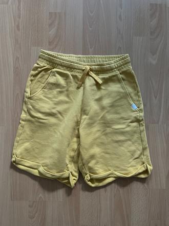 Žlté bavlnené kraťasy benetton xs/s, benetton,s