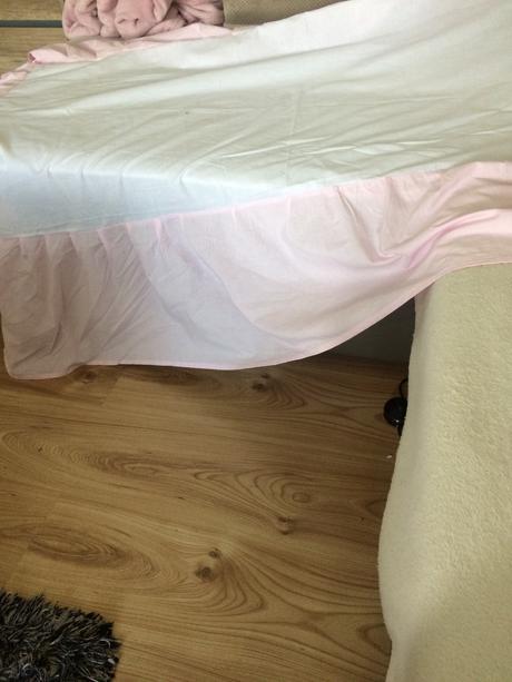 Volanik na postieľku, šírka (cm): 55,dĺžka (cm): 110