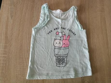 Tričko bez rukávov, h&m,98