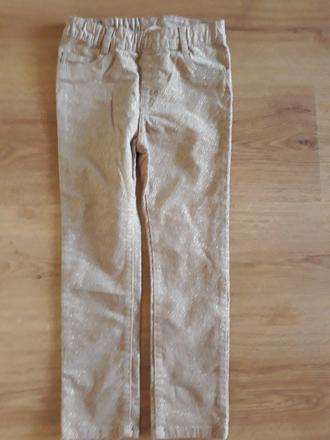 Menčestrové nohavice, h&m,110