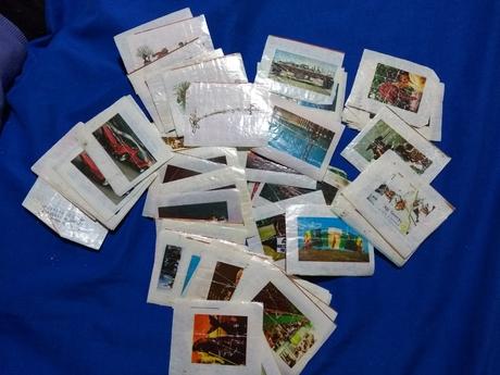 Zbierka starých obrázkov zo žuvačiek,