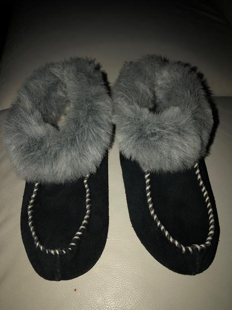 Koženné teplé papuče, 36