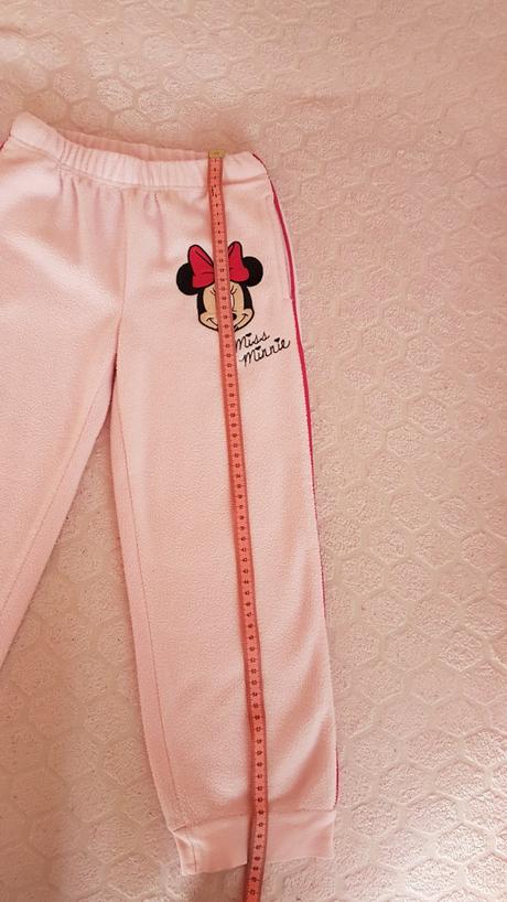 Dievčenské minie flísové tepláky veľkosť 110, 110