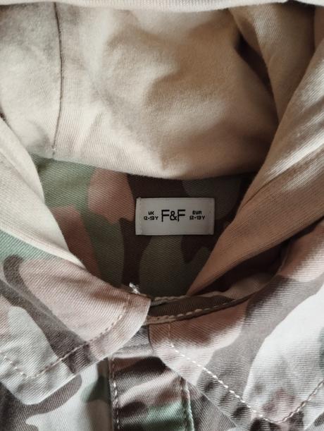 Tenká maskáčová bunda, f&f,158