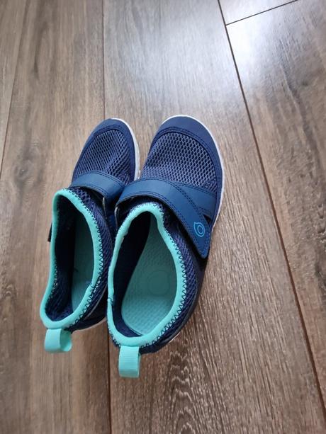 Obuv do vody na suchý zips tyrkysová, veľ. 36-37, 36