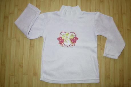 Velúrové tričeno so stojačikom 110/116, 110