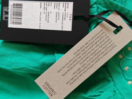 Yas originál luxusné vysivane biobavlna maxisaty, m