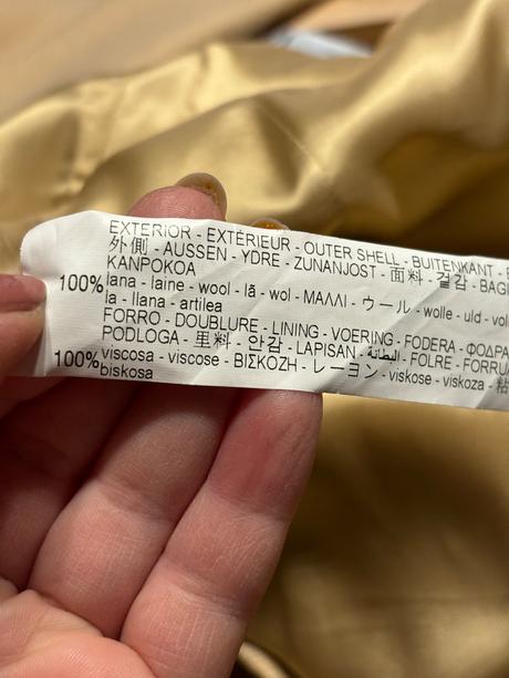 Dlhý kabát, zara,l