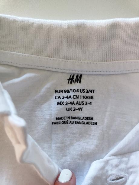 Polokošeľa, h&m,98