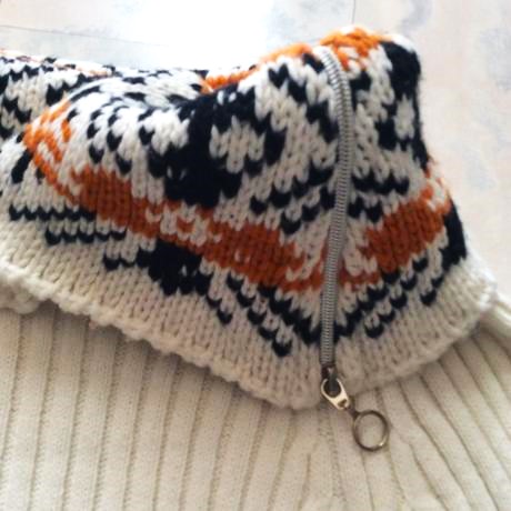 Hrubý teplý pulóver s/m, s