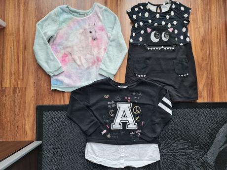 Balíček zn. h&m pre dievčatko, top stav, veľ. 6-8, h&m,128