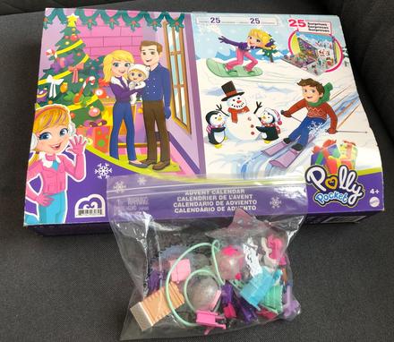 Adventný kalendár polly pocket,