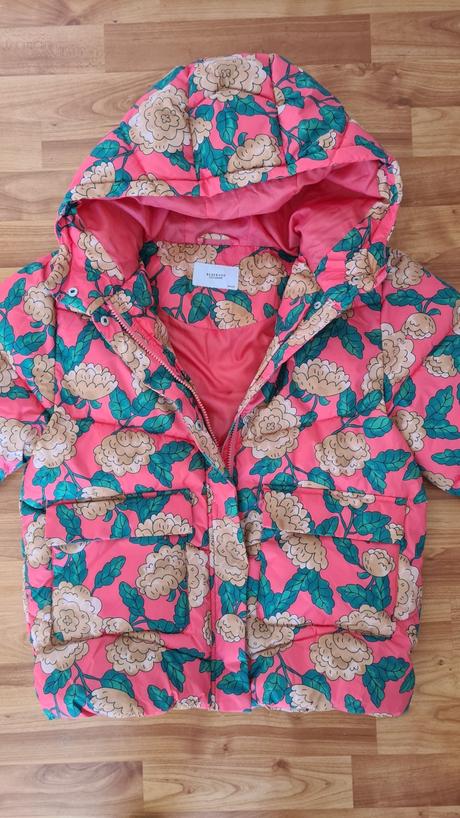 Zimná bunda s kvetmi, reserved,146