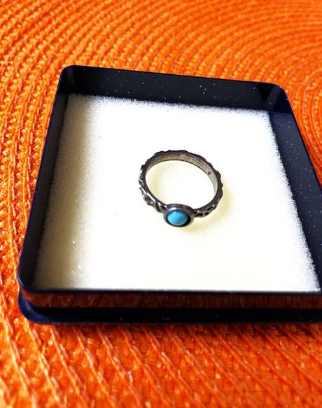 Starožitný prsteň z mexického striebra, 