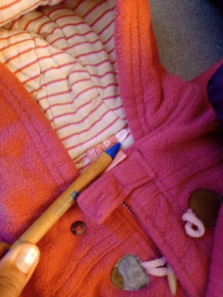 Ružový kabátik, zip zap,86