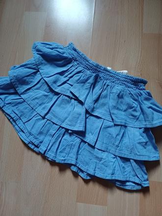 Volániková bavlnená suknička, h&m,92