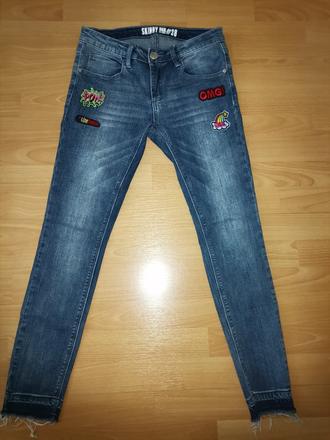 Dámske /dievčenské rifle č. 38, denim,38